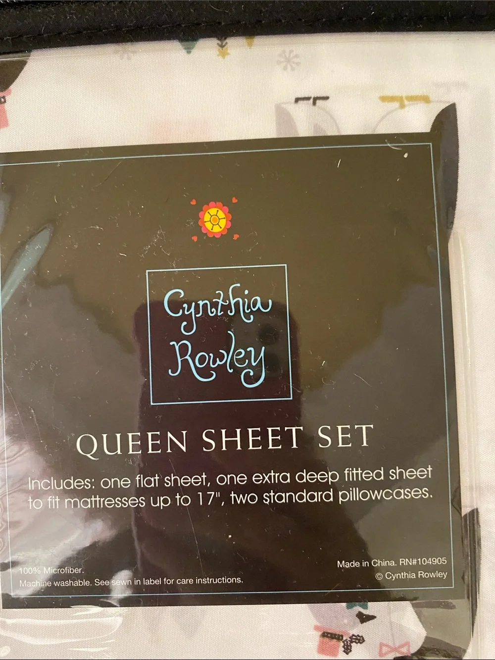 2/$30 deal! Queen sheet set Cynthia Rowley Penguins